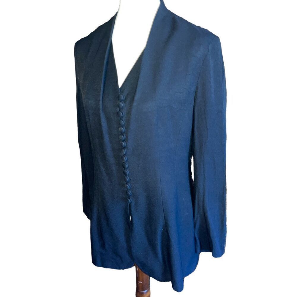 Lois Snyder Dani Max Tudor Blouse/Blazer Vintage 14 Petite - Picture 7 of 7
